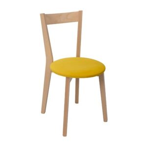 židle  IKKA dub sonoma/žlutá (TX069/Otusso 14 yellow)***