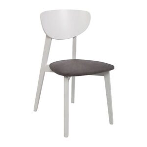 židle  FARIO bílá teplá (TX098)/Mindelo 12 grey
