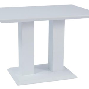TOWER  jídelní stůl  bílá vysoký lesk MDF (TOWERBB=2balíky) – kolekce  (S) (K150-E)