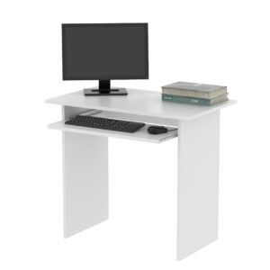 TWISTER -počítačový stůl (TWIST) – bílá  (MD) (K150)