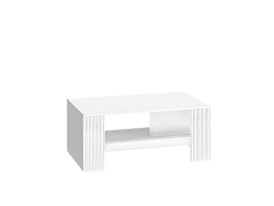 VILLA 05 -konferenční stolek,lamino bílá/bílý lesk MDF, (ML) (VILLA05=1BALÍK) (K150)NOVINKA