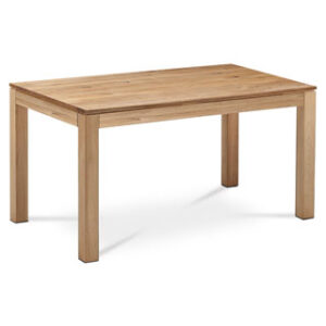 Jídelní stůl 160x90x75, masiv dub, povrchová úprava olejem, nohy 8×8 cm