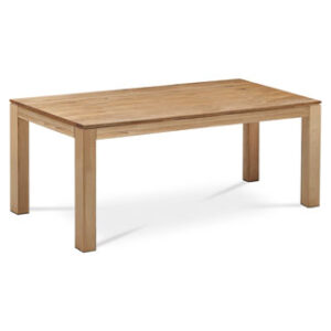 Jídelní stůl 200x100x75, masiv dub, povrchová úprava olejem, nohy 10×10 cm