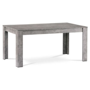 Jídelní stůl 160x90x74 cm, MDF, lamino dekor beton